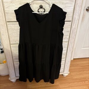 SHEIN Black Mini Dress